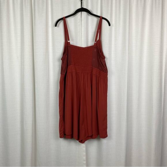 Torrid Rust Brown Romper Sz.2 - Picture 10 of 16